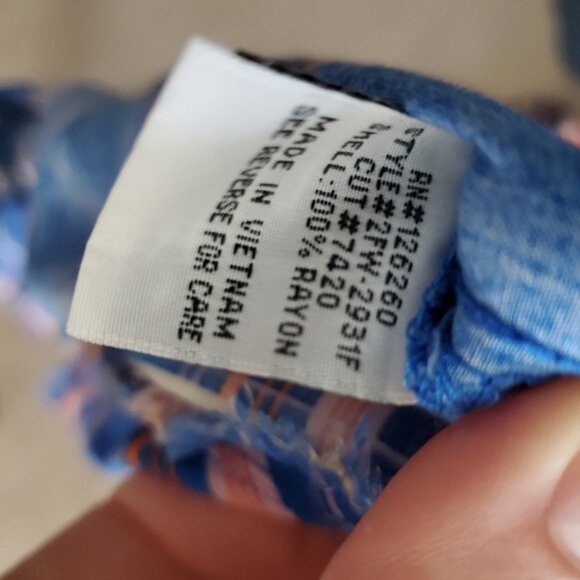 Revolve Velvet Heart Plaid Raw Hem Boho Cowgirl Western Button Up Shirt M - Picture 6 of 7